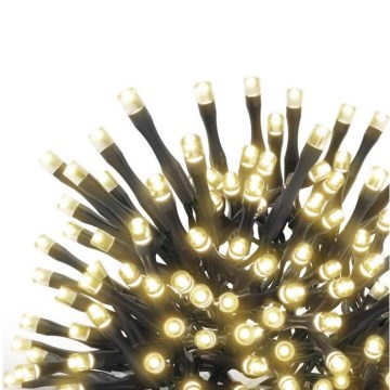 Catena luminosa natalizia da esterno a LED 100xLED/15m IP44 bianco caldo