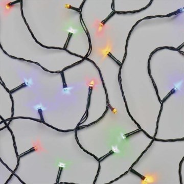 Catena luminosa natalizia da esterno a LED 120xLED/8 modalità 17m IP44 multicolore