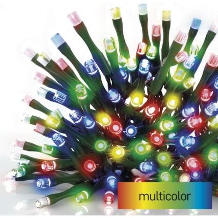Catena luminosa natalizia da esterno a LED 180xLED/23m IP44 multicolore