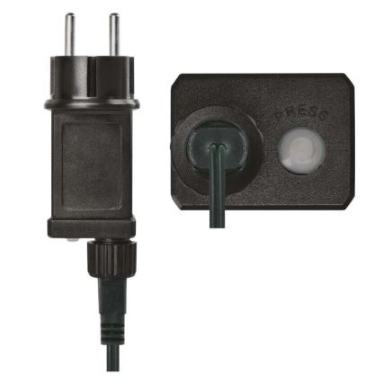 Catena luminosa natalizia LED da esterno 120xLED/17m IP44 bianco caldo