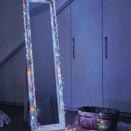 Catena luminosa natalizia LED da esterno 150xLED/27,35m IP44 multicolore