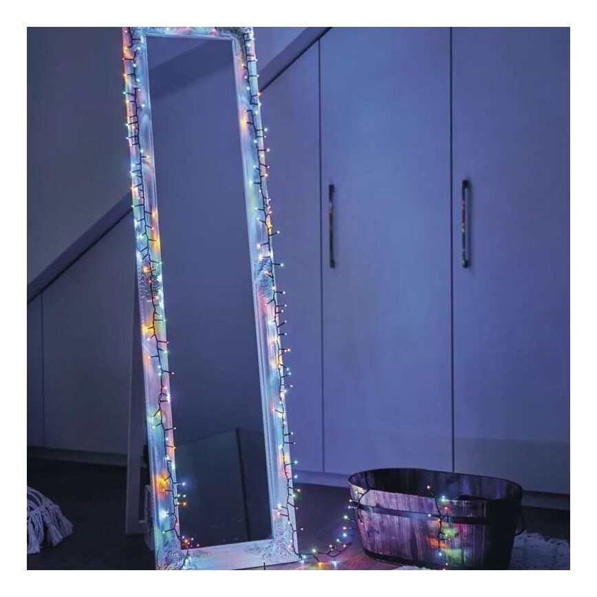 Catena luminosa natalizia LED da esterno 150xLED/27,35m IP44 multicolore