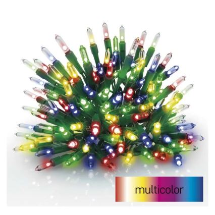 Catena luminosa natalizia LED da esterno 150xLED/27,35m IP44 multicolore