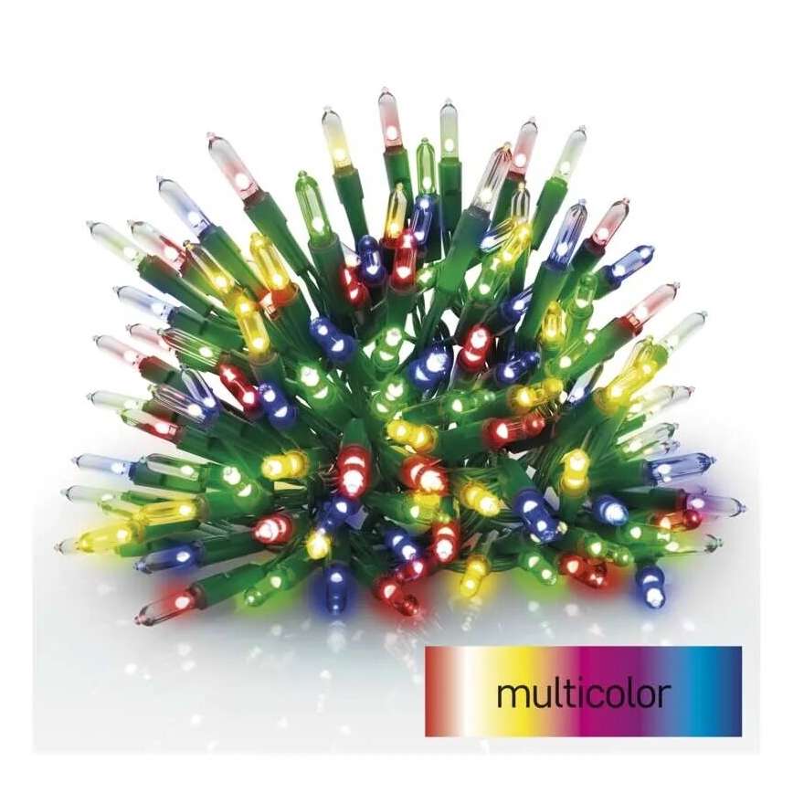 Catena luminosa natalizia LED da esterno 150xLED/27,35m IP44 multicolore