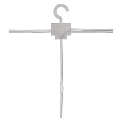 Catena luminosa natalizia LED per esterni 240 LED/8 funzioni 6,7 m IP44 bianco caldo