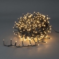 Catena luminosa natalizia LED per esterni 400xLED/7 funzioni 11m IP44 bianco caldo