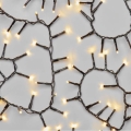 Catena luminosa natalizia LED per esterni 600xLED/17m IP44 bianco caldo