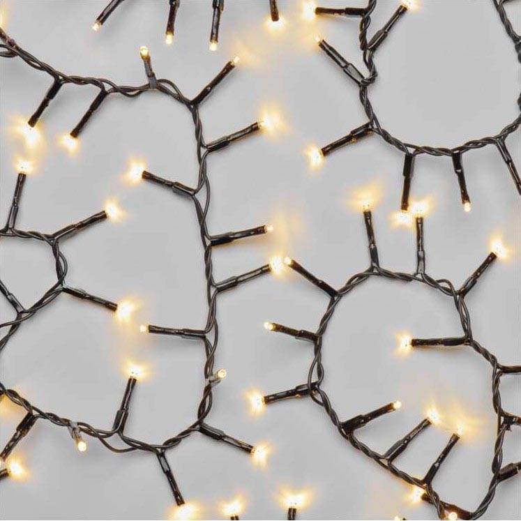 Catena luminosa natalizia LED per esterni 600xLED/17m IP44 bianco caldo