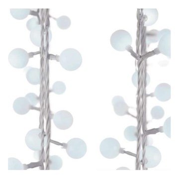 Catena luminosa natalizia per esterni 40xLED/9m IP44 bianco freddo