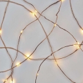 Catena luminosa natalizia per esterni LED 40xLED/9m IP44 bianco caldo