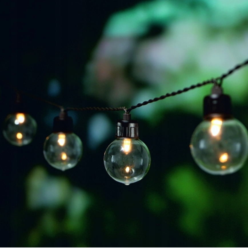 Catena luminosa solare a LED, 30 LED, 8 funzioni, 500 mAh, 10,6 m, IP67, bianco caldo