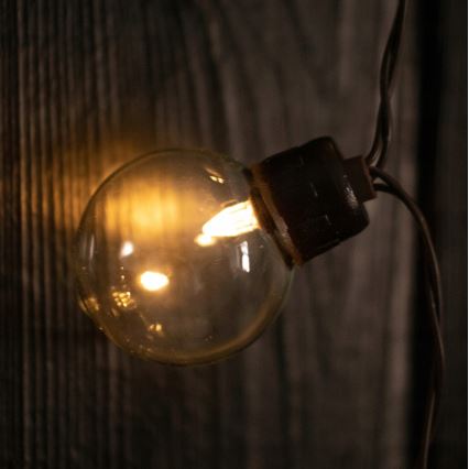 Catena luminosa solare a LED, 30 LED, 8 funzioni, 500 mAh, 10,6 m, IP67, bianco caldo