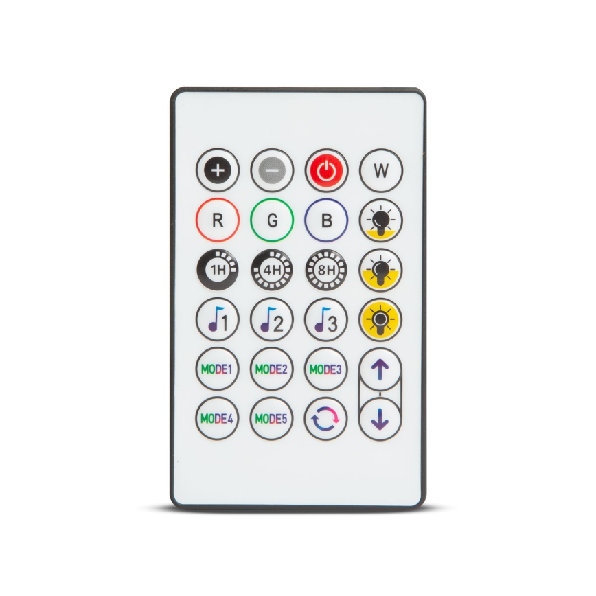 LED RGBIC catena solare dimmerabile 15xLED/1,3W/3,7V 2200 mAh 8 m IP65 nero + telecomando