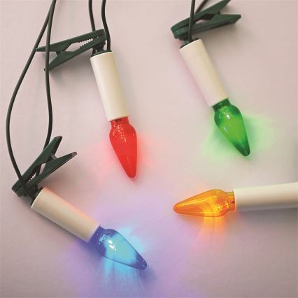 Catena natalizia FELICIA 16xE10/14V/230V multicolore