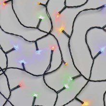 Catena natalizia LED 100xLED 6,5m multicolore