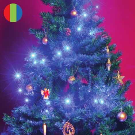 Catena natalizia LED 100xLED 8m multicolore