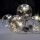 Catena natalizia LED 30xLED/3xAA 2,5m bianco caldo