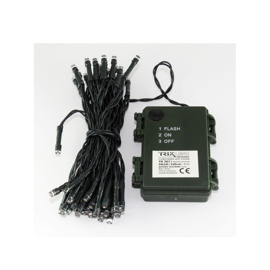 Catena natalizia LED da esterno 10,8m 100xLED/2 funzioni10,8m IP44 multicolore