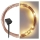 Catena solare a LED LED/2,4W/1,2V 1xAA 15 m IP44 3000K 600 mAh