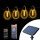 Catena solare LED dimmerabile 25xLED/1,5W/3,7/5V 2700-10000K 2200 mAh 15 m IP65 nero + telecomando