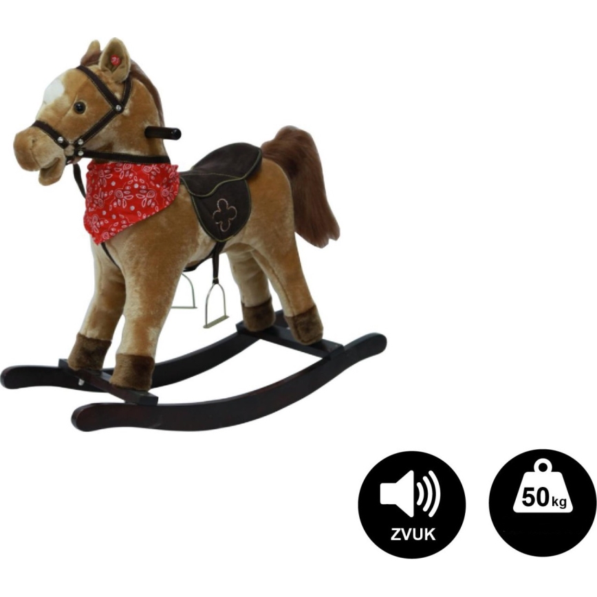 Cavallo a dondolo con melodia 3xAA