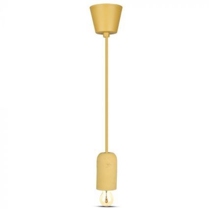 Cavo di alimentazione 1xE27/60W/230V calcestruzzo/beige