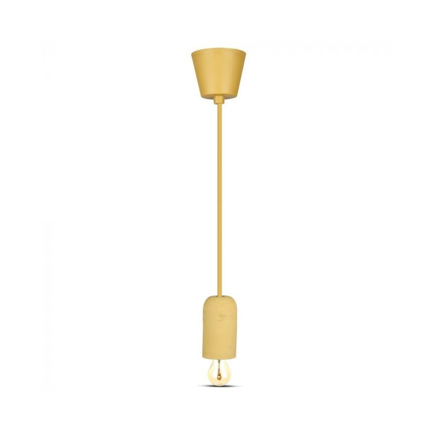 Cavo di alimentazione 1xE27/60W/230V calcestruzzo/beige