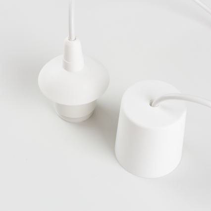 Cavo di alimentazione EDI 1xE27/60W/230V 90 cm bianco