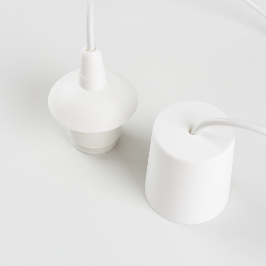 Cavo di alimentazione EDI 1xE27/60W/230V 90 cm bianco