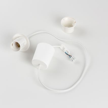 Cavo di alimentazione EDI 1xE27/60W/230V 90 cm bianco