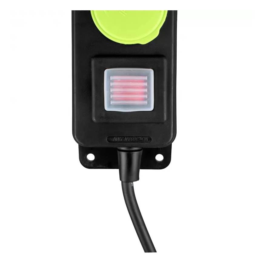 Cavo di prolunga 10 m con interruttore e 3 prese, protezione IP44