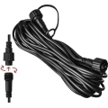 Cavo di prolunga per esterni 10 m IP44 per catene collegabili, nero