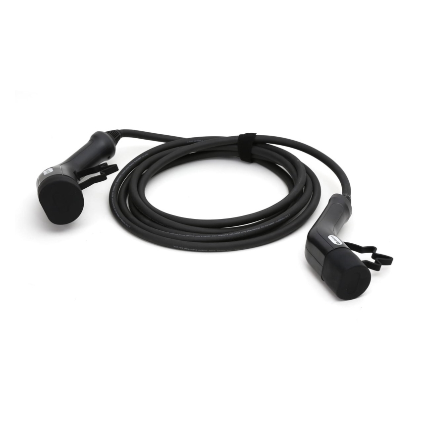 Cavo di ricarica per auto elettriche tipo 2 5m 11kW 16A IP54 nero