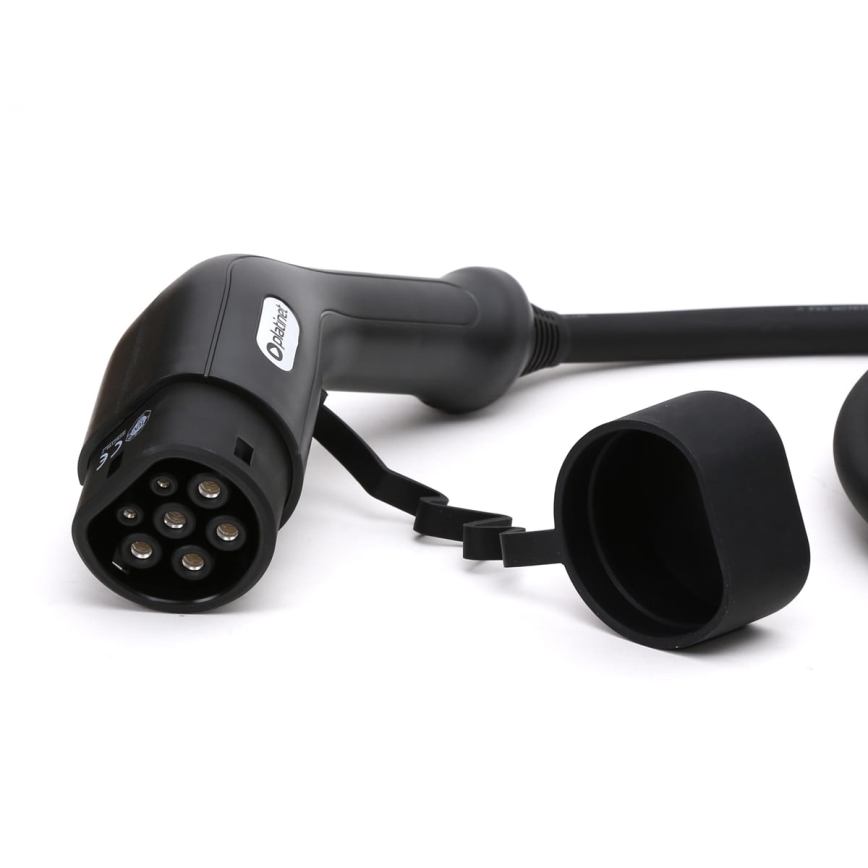 Cavo di ricarica per auto elettriche tipo 2 5m 11kW 16A IP54 nero