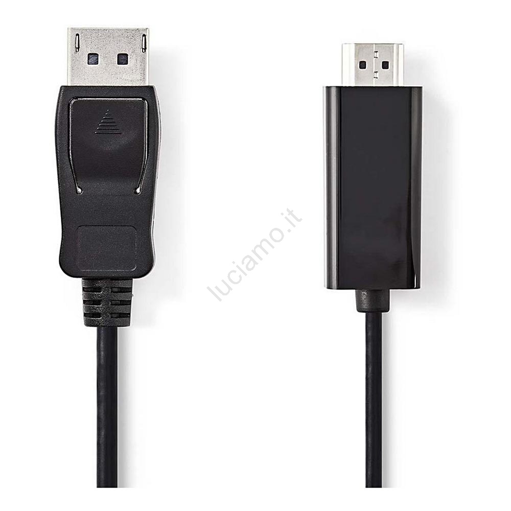 Nedis Cavo HDMI ad alta velocità 90 con Ethernet Nero (1,5 metri) - HDMI