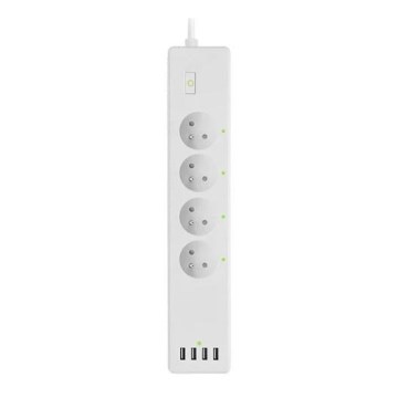 Cavo prolunga con interruttore SMART 1,8 m 4 prese + 4xUSB Wi-Fi Tuya
