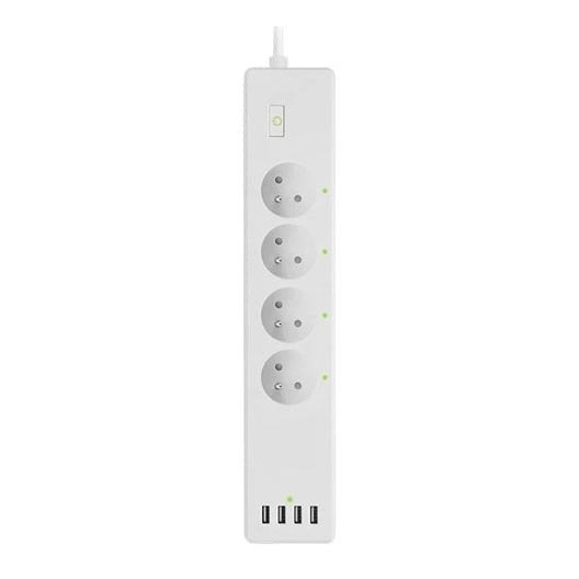 Cavo prolunga con interruttore SMART 1,8 m 4 prese + 4xUSB Wi-Fi Tuya