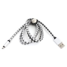 Cavo USB Connettore USB A / Micro USB 1m bianco