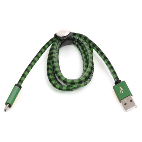 Cavo USB Connettore USB A / Micro USB 1m verde