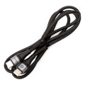 Cavo USB intrecciato USB-C / USB-C connettore 60W 1m nero