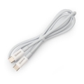 Cavo USB USB-C / USB-C connettore 60W 1m bianco
