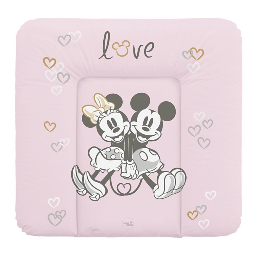 CebaBaby - Fasciatoio triangolare DISNEY 75x72 cm rosa