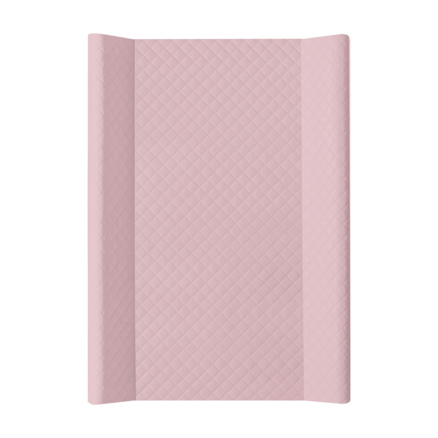 CebaBaby - Materassino fasciatoio con piano fisso bilaterale COMFORT 50x70 cm rosa
