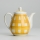 Ceramica caffè vaso con coperchio Lucie giallo