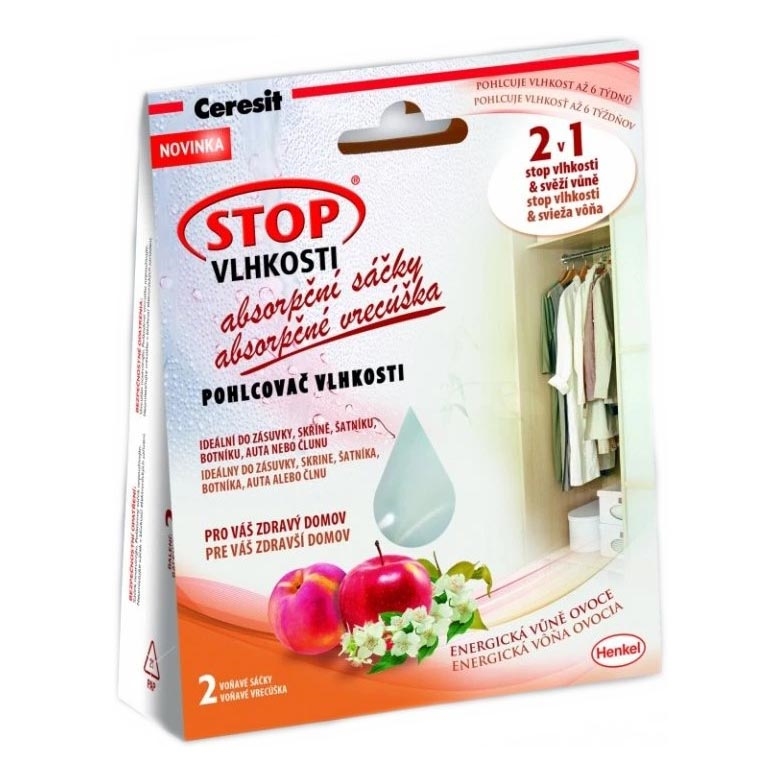 Ceresit - Sacchetti assorbenti 2x 50 g Frutti energizzanti