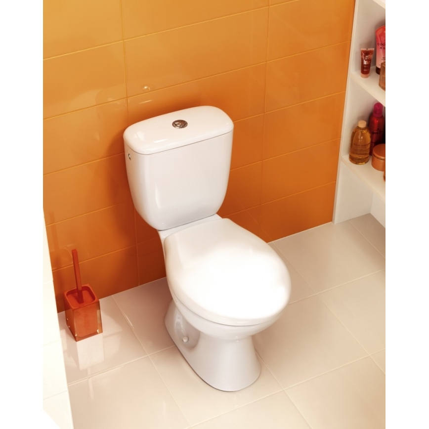 Cersanit K08-029 - WC a pavimento con tavoletta PRESIDENT ceramiche/bianco