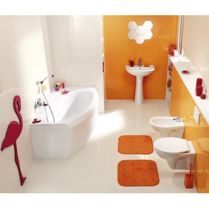 Cersanit K08-029 - WC a pavimento con tavoletta PRESIDENT ceramiche/bianco