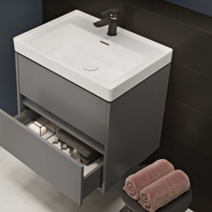 Cersanit K114-006 - Lavabo da incasso CREA 44,5x60 cm ceramica/bianco lucido