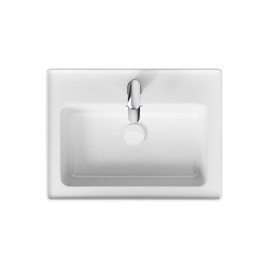 Cersanit K114-006 - Lavabo da incasso CREA 44,5x60 cm ceramica/bianco lucido