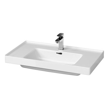 Cersanit K114-017 - Lavabo da appoggio/sospeso CREA 44,5x80,5 cm in ceramica/bianco lucido